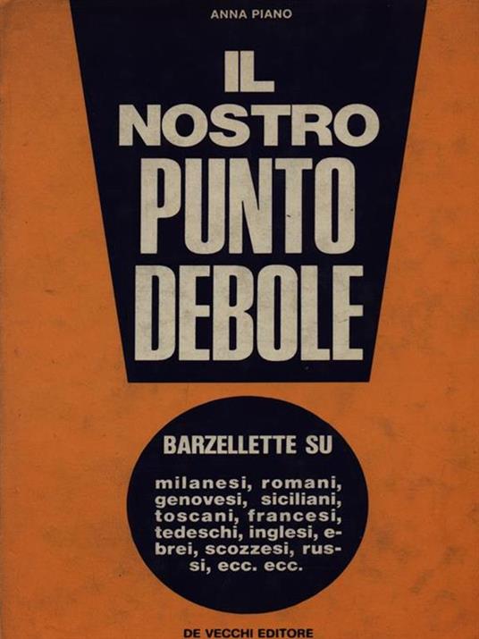 Il nostro punto debole - Anna Piano - copertina