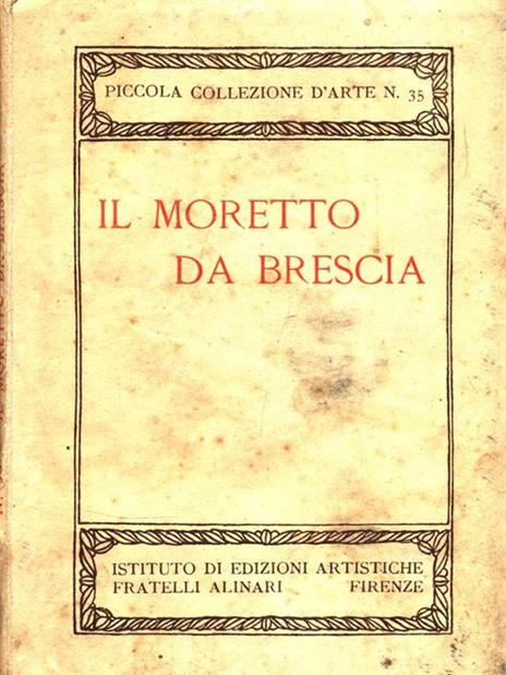 Il moretto da Brescia - copertina