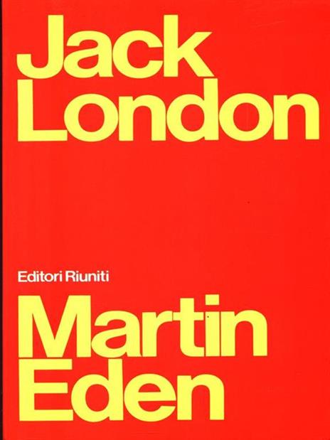 Martin Eden - Jack London - copertina