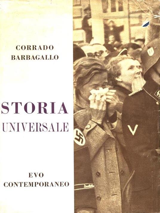 Storia Universale Volume V, Parte III. Evo contemporaneo - Corrado Barbagallo - copertina