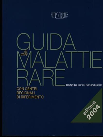 Guida alle malattie rare - copertina