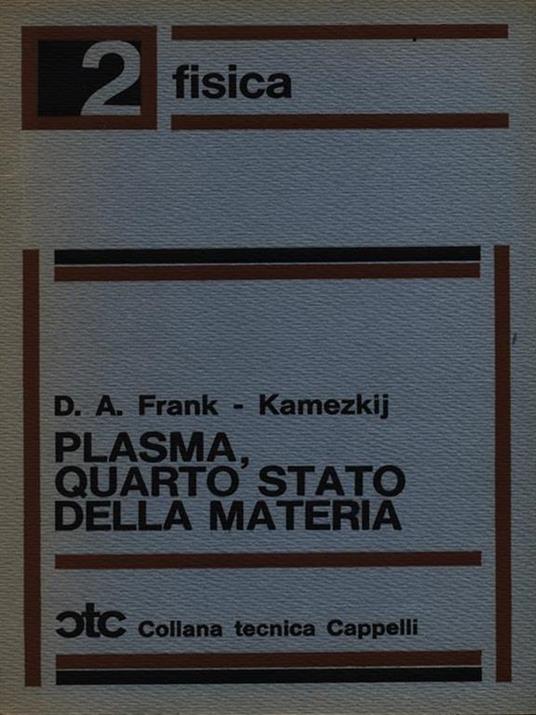 Plasma, quarto stato della materia - Dietmar Frank - copertina