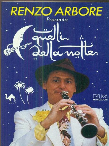 Quelli della notte - Renzo Arbore - copertina