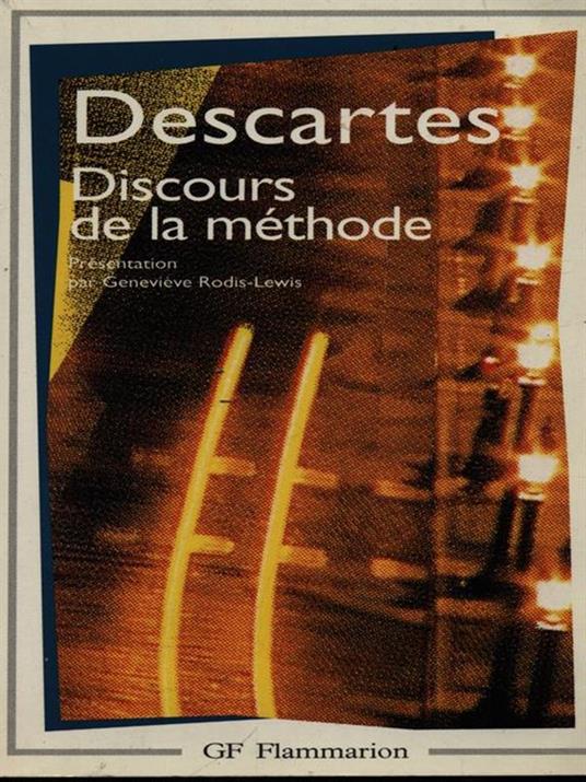 Discours de la methode - Renato Cartesio - copertina