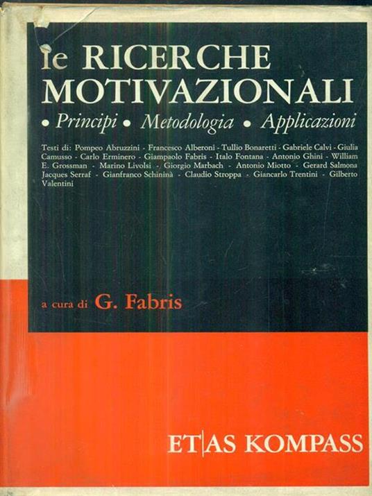Le ricerche motivazionali - G.A. Fabris - copertina