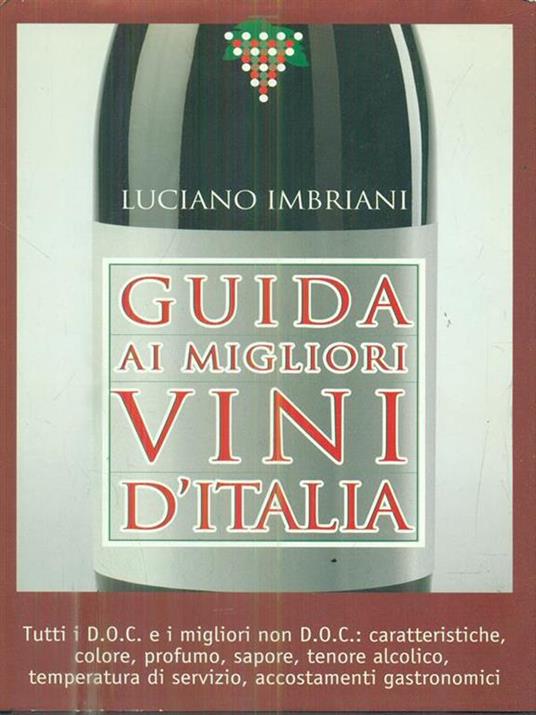 Guida ai migliori vini d'Italia - Luciano Imbriani - copertina