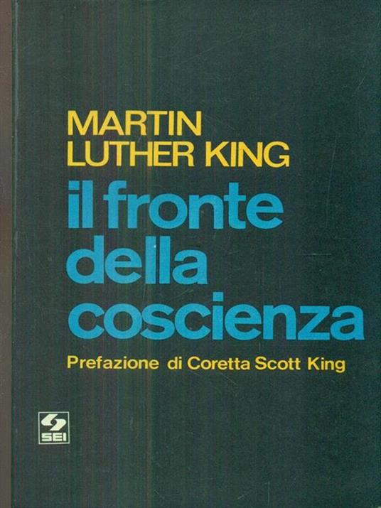 Il fronte della coscienza - Martin Luther King - copertina