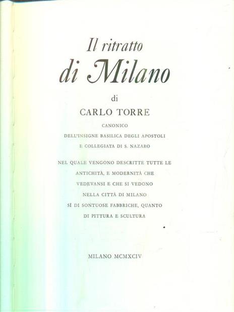 Il ritratto di Milano - Carlo Torre - 4