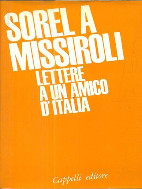 Lettere a un amico d'Italia - Georges Sorel - 4