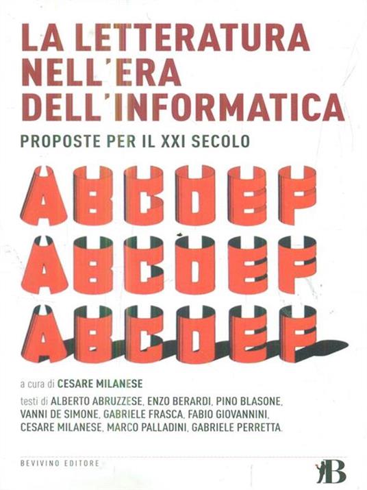 La letteratura nell'era informatica - C. Milanese - copertina