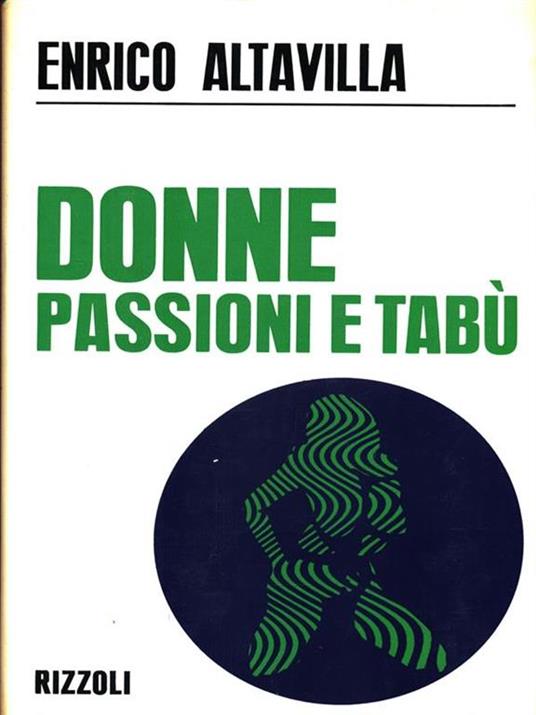 Donne passioni e tabù - Enrico Altavilla - copertina