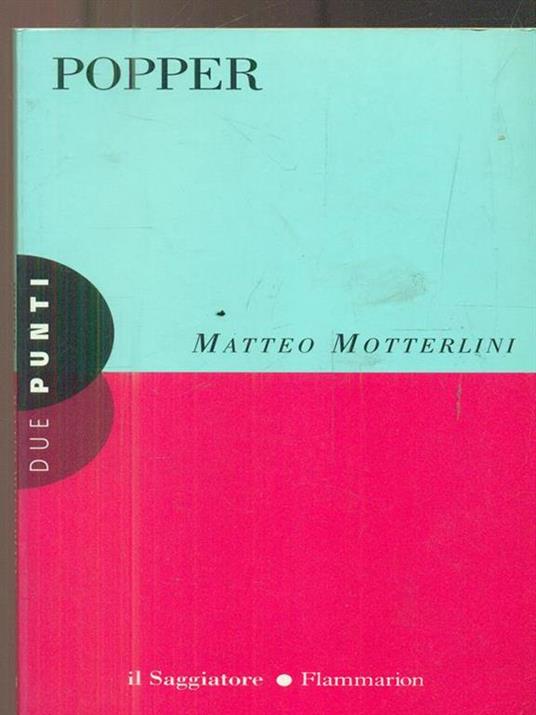 Popper - Matteo Motterlini - 2