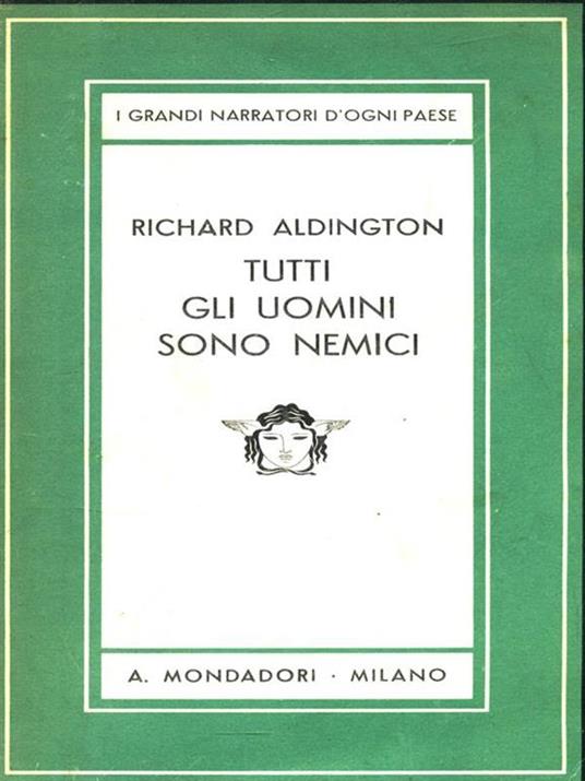 Tutti gli uomini sono nemici - Richard Aldington - copertina