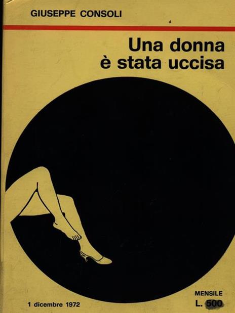 Una donna é stata uccisa - Giuseppe Consoli - copertina