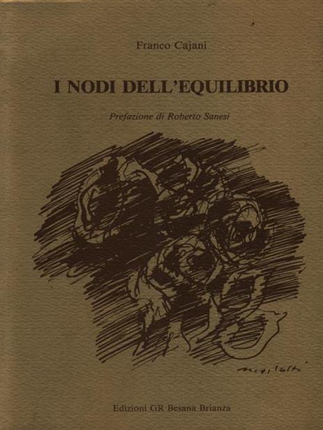 I nodi dell'equilibrio - Franco Cajani - copertina