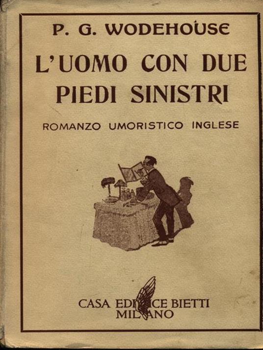 L' uomo con due piedi sinistri - Pelham G. Wodehouse - copertina