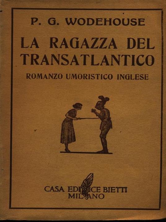 La ragazza del transatlantico - Pelham G. Wodehouse - copertina