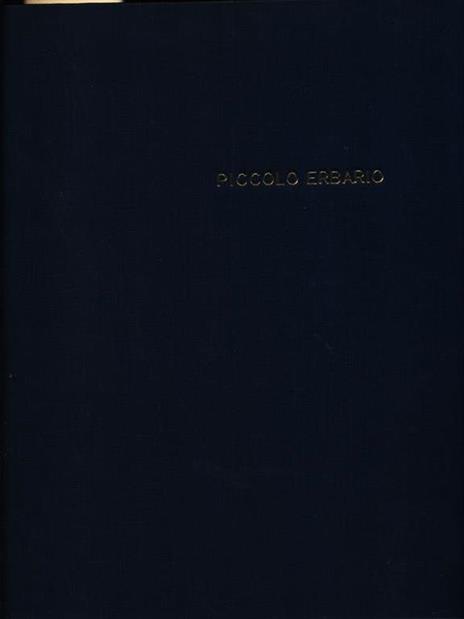 Piccolo erbario - copertina