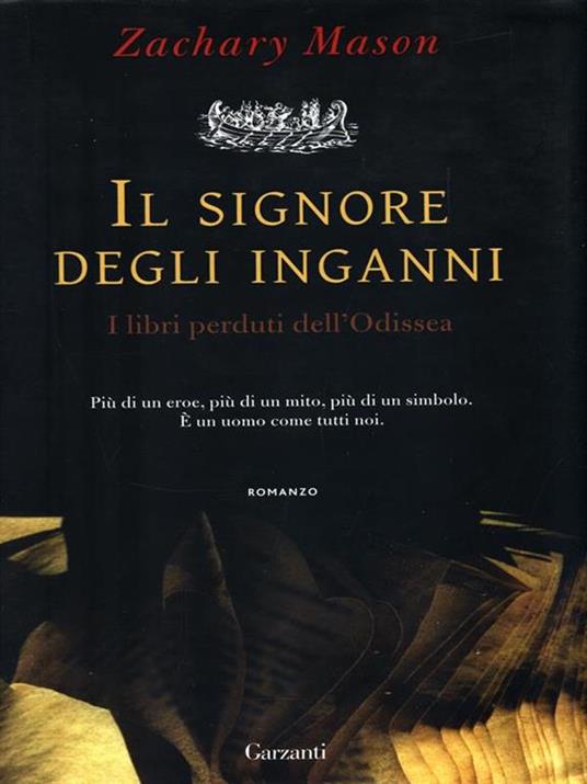 Il signore degli inganni. I libri perduti dell'Odissea - Zachary Mason - copertina