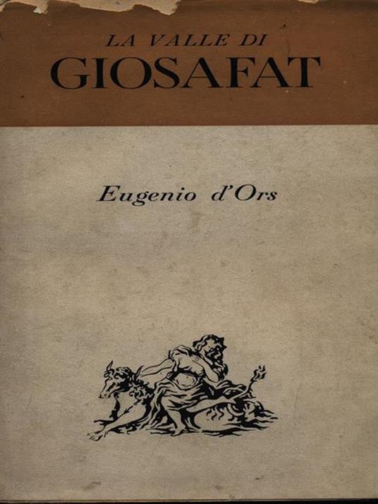 La valle di Giosafat - Eugenio D'Ors - copertina