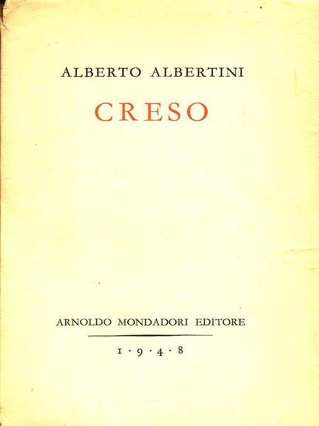 Creso - Alberto Albertini - 2