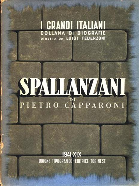 Spallanzani - copertina
