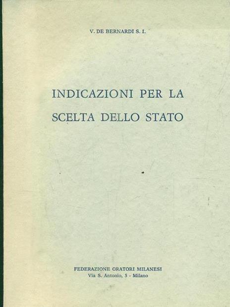 Indicazioni per la scelta dello stato - 2