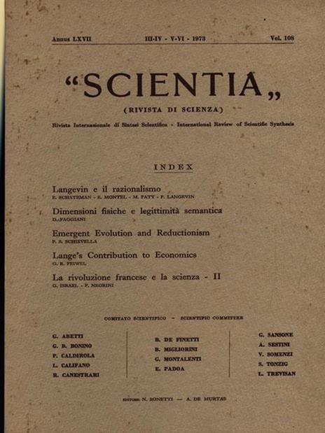 Scientia vol. 108/III-IV. V-VI-1973 - 3