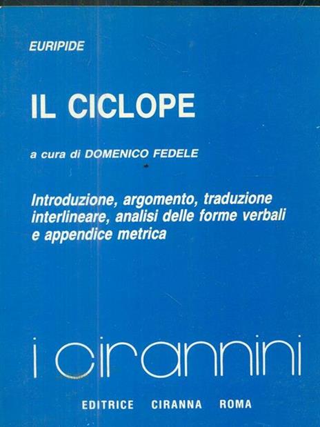 Il ciclope - Euripide - 4