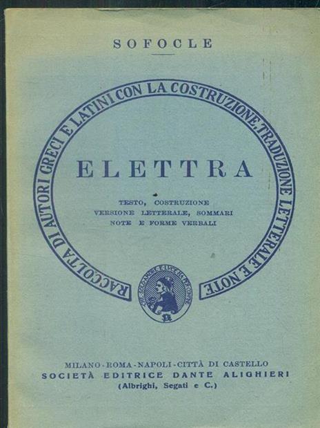 Elettra - Sofocle - 3