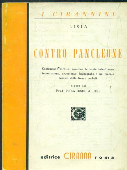 Contro pancleone - Lisia - 4