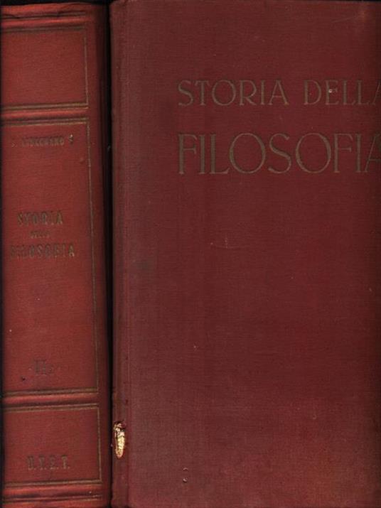 Storia della Filosofia. Volume II Parte 1 e 2 - Nicola Abbagnano - copertina