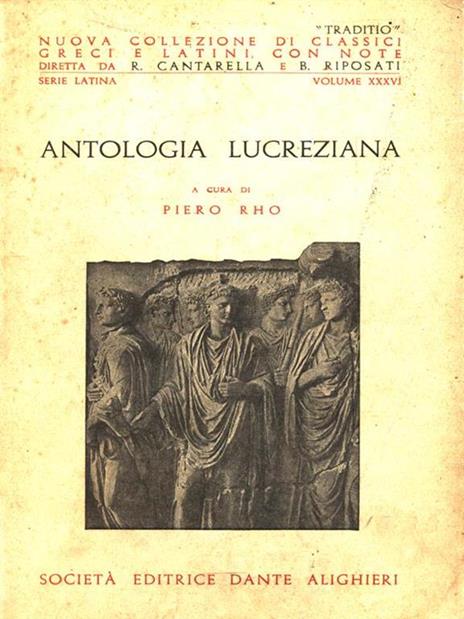 Antologia Lucreziana - Piero Rho - 3