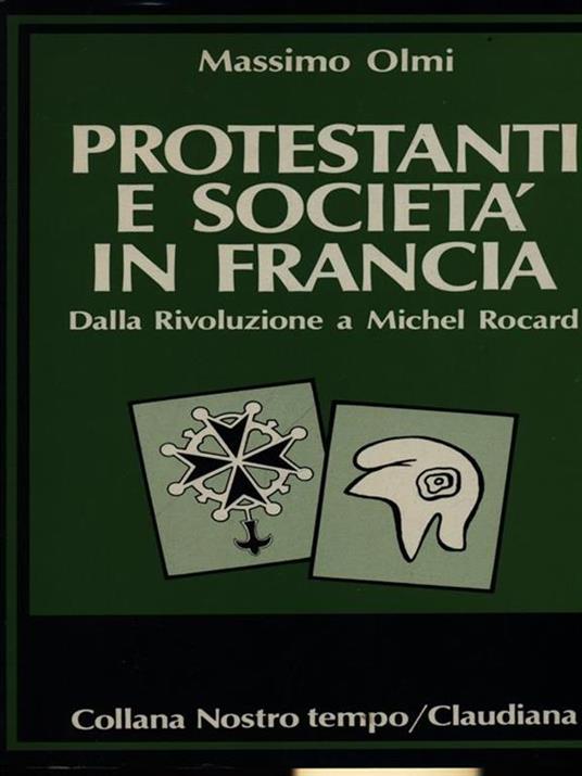 Protestanti e società in Francia - Massimo Olmi - copertina