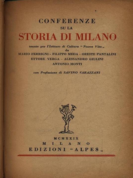 Conferenze su La Storia di Milano - 2