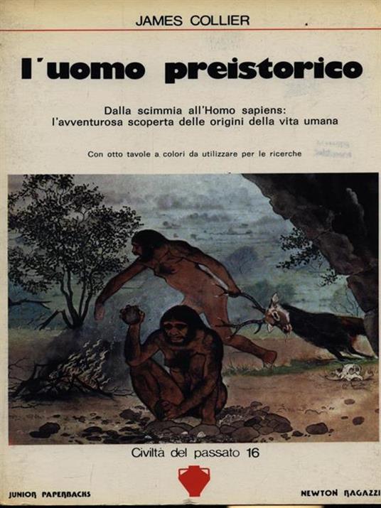 L' uomo preistorico - James Collier - copertina