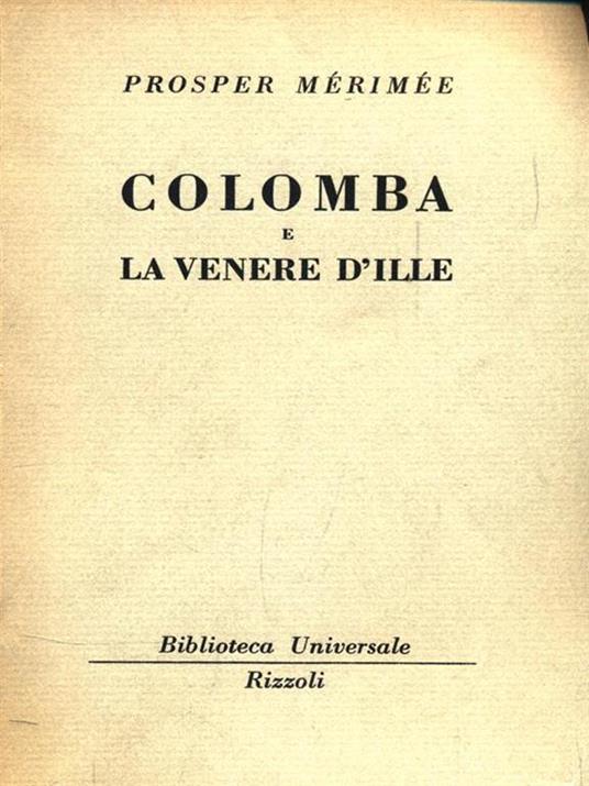 Colomba e la Venere d'Ille - Prosper Mérimée - copertina
