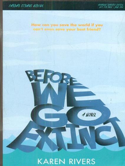 Before We Go Extinct: A Novel - Karen Rivers - copertina
