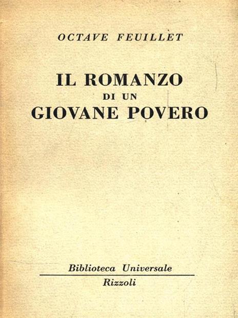 Il romanzo di un giovane povero - Octave Feuillet - copertina