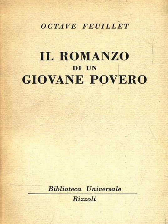 Il romanzo di un giovane povero - Octave Feuillet - copertina