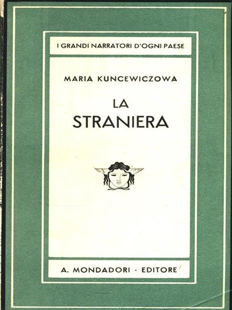 La straniera - Maria Kuncewiczowa - copertina