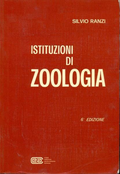 Istituzioni di zoologia - Silvio Ranzi - copertina