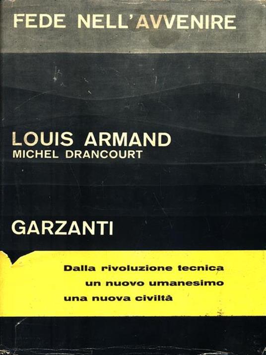 Fede nell'avvenire - Louis Armand - copertina