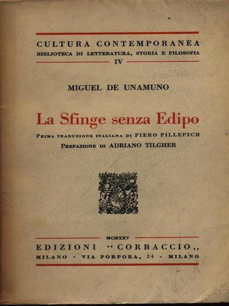 La Sfinge senza Edipo - Miguel de Unamuno - 4