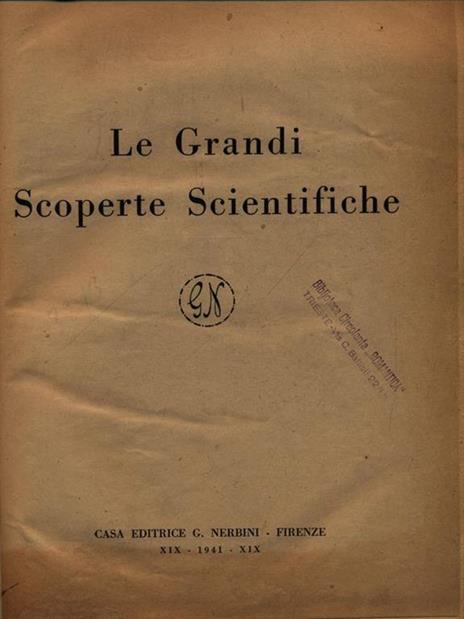 Le grandi scoperte scientifiche - Italo Del Giudice - 4