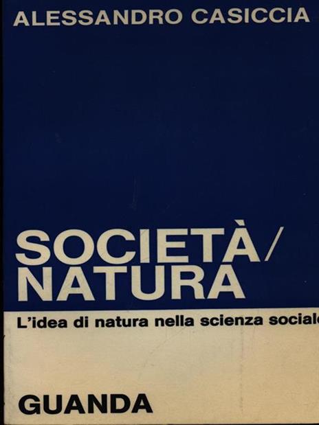 Società-Natura - Alessandro Casiccia - copertina
