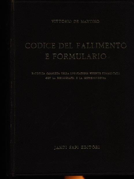 Codice del fallimento e formulario - Vittorio De Martino - 3
