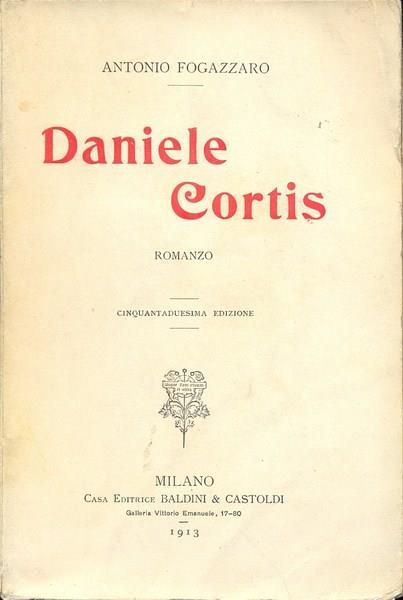 Daniele Cortis - Antonio Fogazzaro - copertina