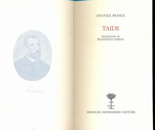 Taide - Anatole France - 2