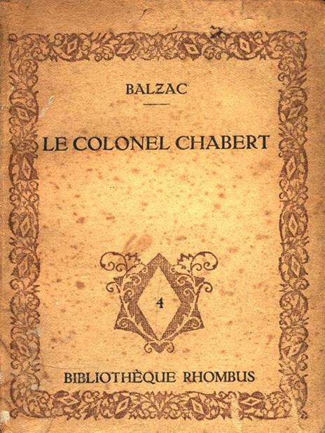Le colonel Chabert - Honoré de Balzac - 2